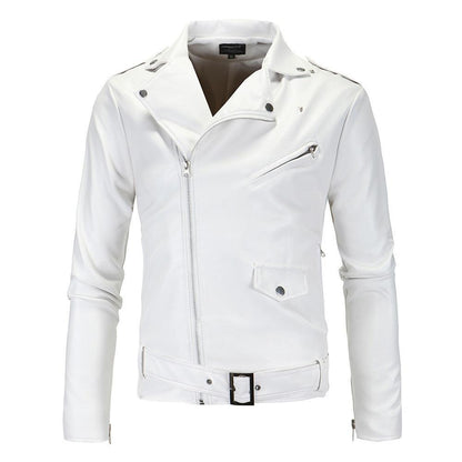 Lautaro - Slim Fit Leather Jacket for Men