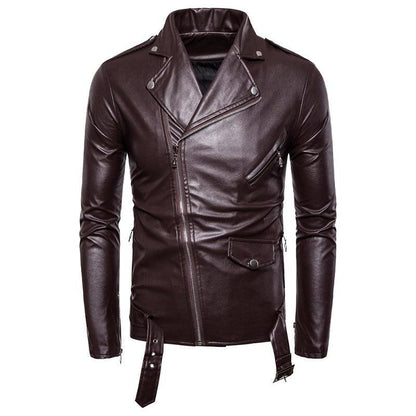 Lautaro - Slim Fit Leather Jacket for Men