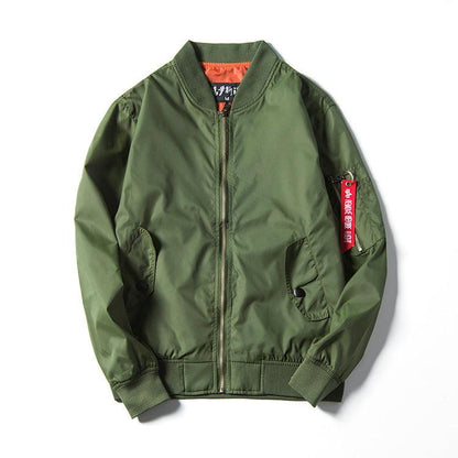 MA-1 - Bomber Jacket with Utility Pocket for Men